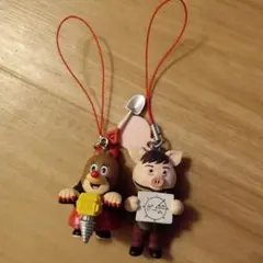 モグラとブタ キャラクター ストラップ 2個セット — image 1