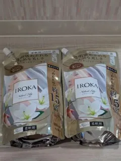 IROKA ネイキッドリリィ 柔軟剤 つめかえ用 650ml 2個セット — image 1