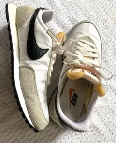 NIKE ナイキ ワッフルトレーナー ナイロン ホワイト スニーカー 23.5 — image 1