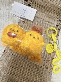 300円スタート　新品　サクサク　海老フライ　スクイーズ　集合　キーホルダー — image 1