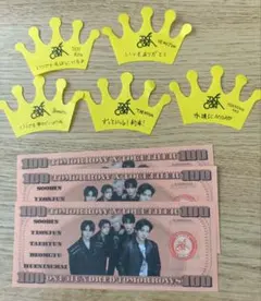 TXT モアコン 落下物 王冠 5人分 ルザラバ札3枚 セット — image 1