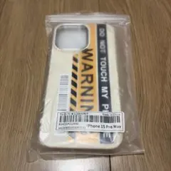 iPhone 15 Pro Max ソフトケース WARNING — image 1