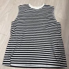 売切　ミラオーウェン　ボーダー　ノースリタンク　サイズ1 — image 1