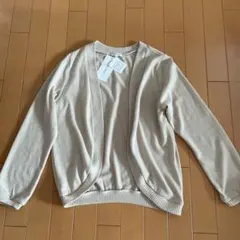 GLACIER ベージュ カーディガン Mサイズ — image 1