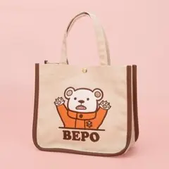 美品★ONE PIECE ワンピース BEPO キャンバストートバッグ 原宿限定 — image 1