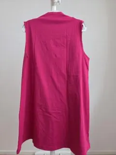 TRUBE ハイネック ノースリーブ チュニック M〜L ピンク — image 1