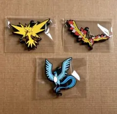 ポケモン　ラバーマスコット　サンダー　フリーザー　ファイヤー — image 1