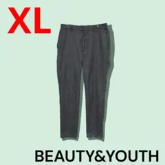 BEAUTY&YOUTH　ビューティーアンドユース　チェックパンツ　グレー　XL — image 1