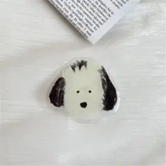 犬型 スマホグリップ 可愛い 犬 いぬ シープドッグ NE0116 — image 1