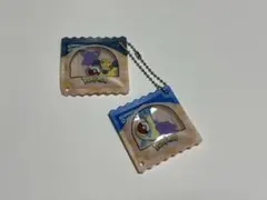 【未使用】ポケモン コメダセレクト　シャカシャカキーホルダー 2種セット — image 1