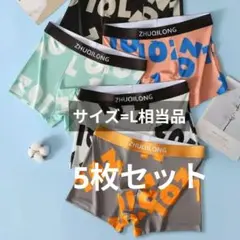 ZHUQILONGボクサーパンツ Lサイズ相当品 5枚セット — image 1