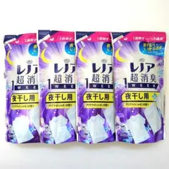 レノア　超消臭　1WEEK　夜干し用　アクアナイトシャボン　370ml　4袋 — image 1