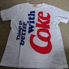Coca-Cola 半袖Tシャツ ホワイト Mサイズ — image 1