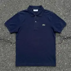 LACOSTE ポロシャツ ネイビー サイズ2 日本製 — image 1
