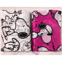 スヌーピー SNOOPY 白 ピントートバッグ ２種セット お洒落なデザイン ♡ — image 1