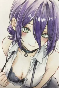 【匿名配送】手描きイラスト チェンソーマン レゼ — image 1