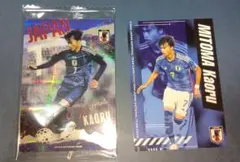 ツインウエハース　サッカー　日本代表　ver2026　三笘薫　カルビー　セット — image 1