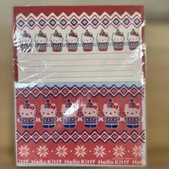 【当時物】Hello Kitty レターセット ノルディック柄 — image 1