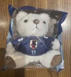 中村敬斗 13 サッカー 日本代表 ユニフォームベアキーホルダー 新品 公式 — image 1
