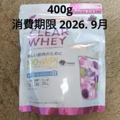 【価格相談可】クレバー クリアホエイ マッスル ぶどう味 400g — image 1