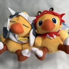 ファイナルファンタジー 星座チョコボぬいぐるみ おうし座　かに座 FF 2点 — image 1