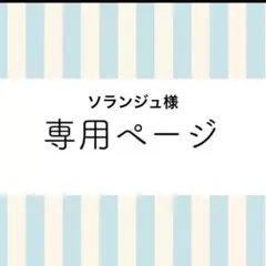 ソランジュ様専用ページ — image 1
