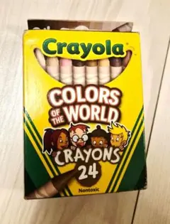 中身未使用 Crayola クレヨラ クレヨン 24色 世界の肌色 知育 — image 1