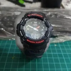 ジャンク CASIO G-SHOCK G-100-1BMJF 修理or部品取り — image 1