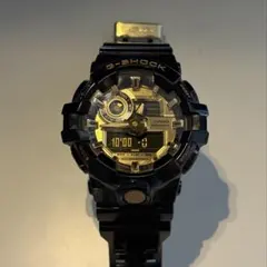 CASIO　G-SHOCK　GA-710GB ブラック&ゴールド — image 1