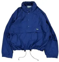 90s vintage ドローコード アノラックジャケット ネイビー ナイロン — image 1