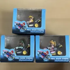 【新品未開封】マリオカート8 プルバックカー フィギュア 3体 — image 1