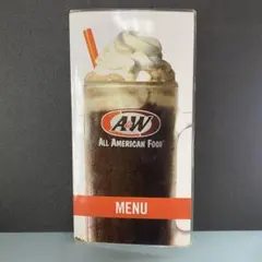 A&W エンダー　メニュー表　ファーストフード　アメリカン雑貨 — image 1
