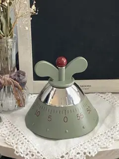 《ALESSI》ボロボロでも現役です！キッチンタイマー アナログ式 ブルー — image 1