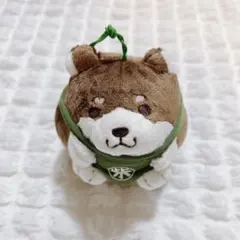 忠犬もちしば マスコット 12cm ストラップ紐付き — image 1
