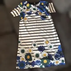 Chesty 花柄ボーダーワンピース — image 1