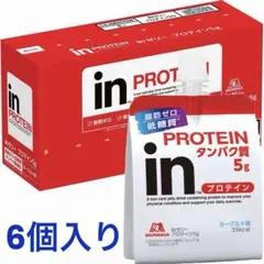 森永製菓 ウイダー inゼリー プロテイン ヨーグルト味 6個入 — image 1