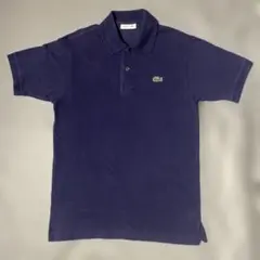 【日本製】ラコステ ポロシャツ L1212 サイズ3 紺 鹿の子 LACOSTE — image 1