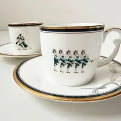 たち吉 Adam＆Eve カップ＆ソーサー 2客セット ブロードウェイ レトロ — image 1