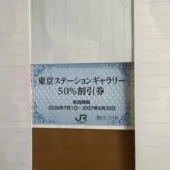東京ステーションギャラリー 50%割引券 株主サービス券 — image 1