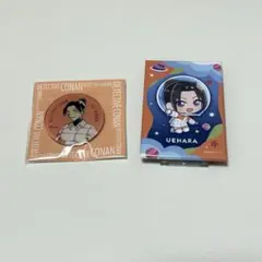 名探偵コナン 上原由衣 缶バッジ マグネット 2点セット — image 1