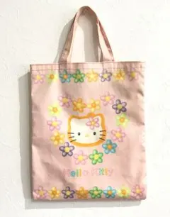 Hello Kitty ビニールトートバッグ 花柄 — image 1