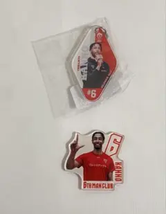 千葉ジェッツ　菅野ブルース　モバガチャ　アクリルステッカー　 入場特典 — image 1