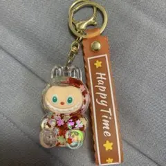 Happy Time ウサギ アクリルキーホルダー — image 1