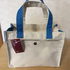 ミニトートバッグ キャンバス地 ブルー — image 1