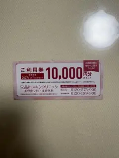 品川スキンクリニック ご利用券 10,000円分 — image 1