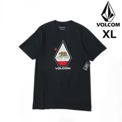 ボルコム 半袖 Tシャツ スケート サーフ ストーンロゴ(XL)黒250617 — image 1