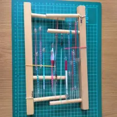 【自作】イカ釣り 仕掛セット 木製枠付き。直結2セット。おまけ中古プラヅノ10本 — image 1