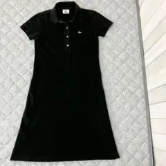 LACOSTE ラコステ ポロワンピース ブラック サイズ38 — image 1