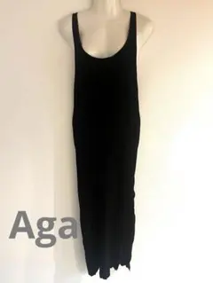 Aga リブニットワンピース — image 1