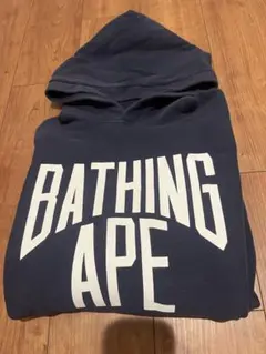 A BATHING APE パーカー ネイビー　裏原　L クラシック — image 1